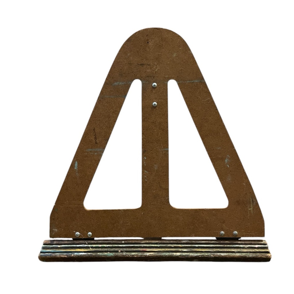 Wolsey (?) Folding Table Easel/Display Brown Adjustable Incline Vintage